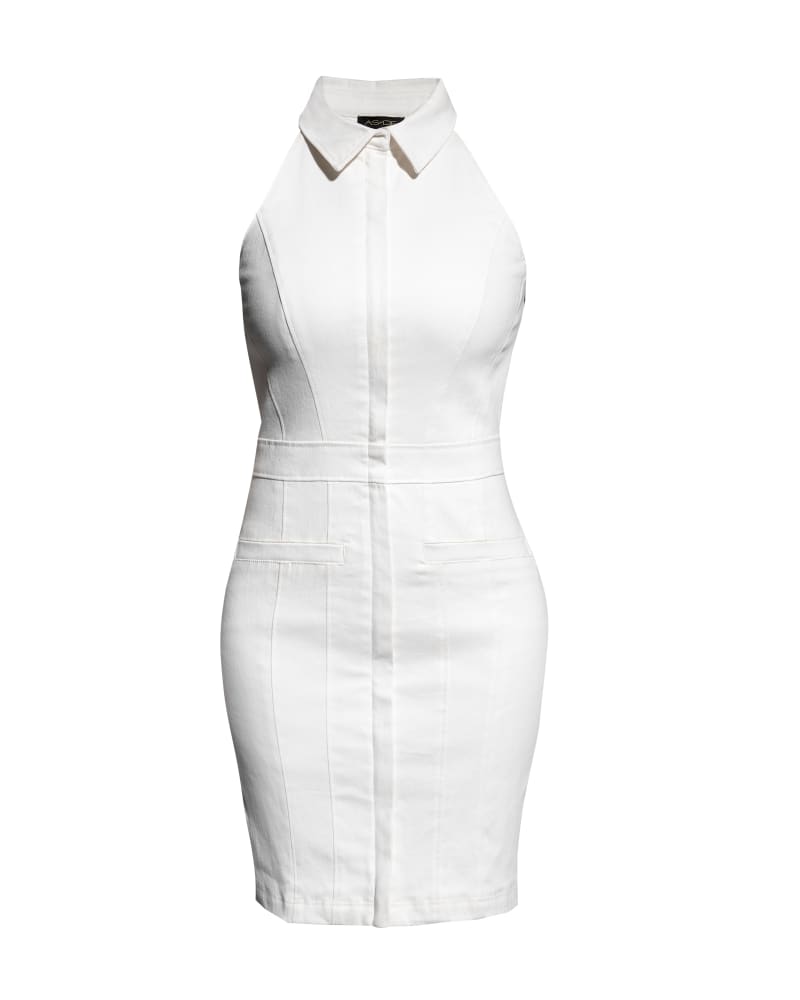 Front of a size 2XL Alexandria Dress in White by AS by DF. | dia_product_style_image_id:348172